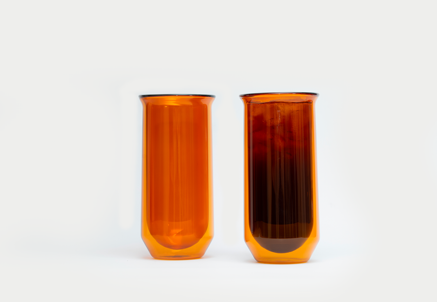 Double-Walled Iced Coffee Glasses | Borosilicate Glassware by Brüu