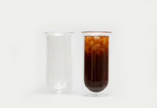 Double-Walled Iced Coffee Glasses | Borosilicate Glassware by Brüu